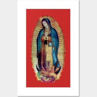 Our Lady of Guadalupe Virgen Maria Tilma 118 Posters and Art